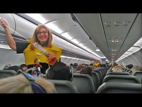 World&#039;s Funniest Flight Attendant Leaves Passengers In Hysterics