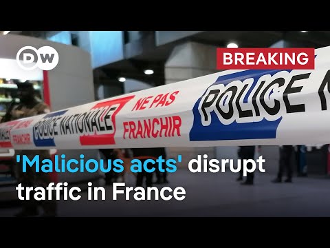 Attack on France&#039;s high-speed train network ahead of the Olympics | DW News