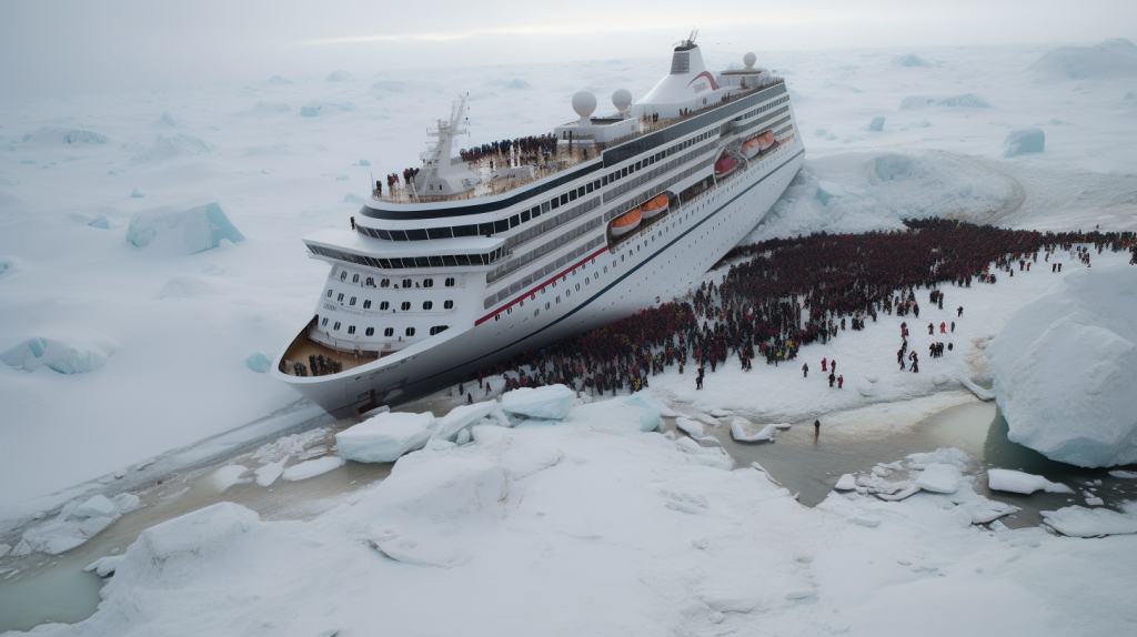 Cruise Ship Runs Aground in Remote Area of Greenland with 206 People on Board
