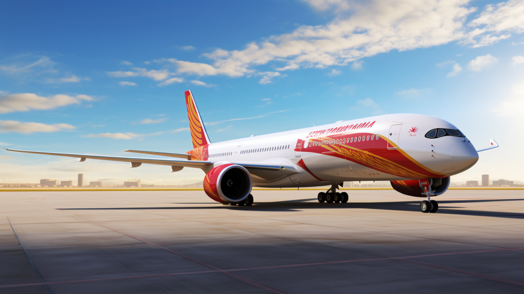 Air India unveils first A350s with new color scheme