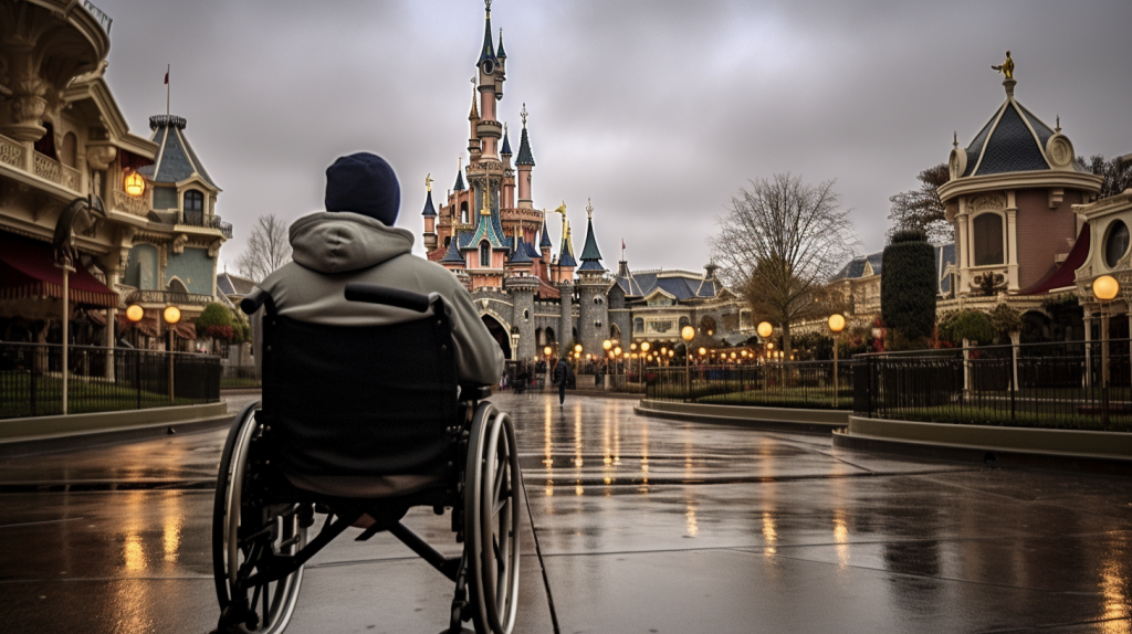 O que é considerado deficiência na Disneyland Paris?