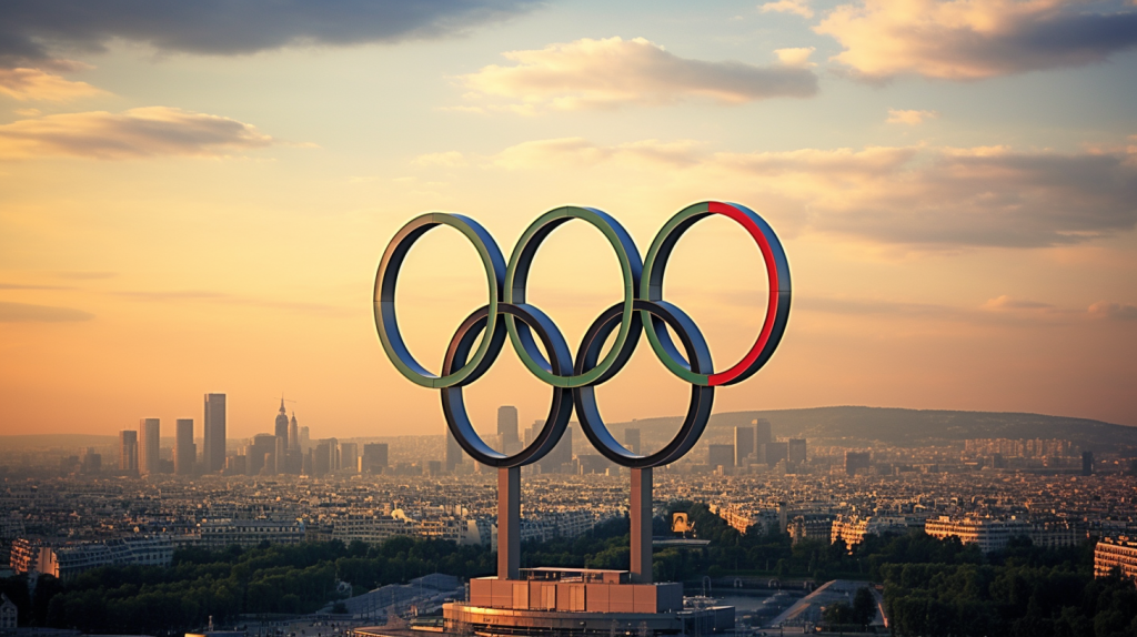 Paris Celebra a Chegada dos Jogos Olímpicos com Anéis na Torre Eiffel